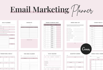 Ladystrategist Email Marketing Planner Canva Template instagram canva templates social media templates etsy free canva templates