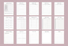Ladystrategist Grief Therapy Planner Canva Template instagram canva templates social media templates etsy free canva templates