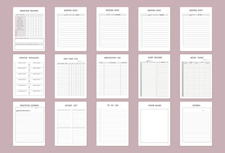 Ladystrategist Grief Therapy Planner Canva Template instagram canva templates social media templates etsy free canva templates