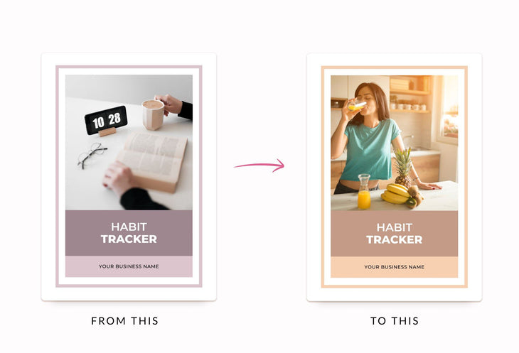 Ladystrategist Habit Trackers Canva Template instagram canva templates social media templates etsy free canva templates