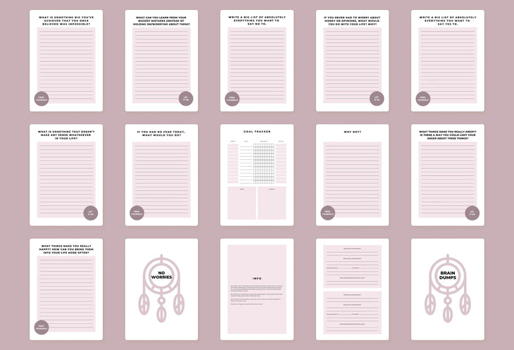 Ladystrategist Let It Go Journal Canva Template instagram canva templates social media templates etsy free canva templates
