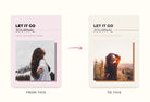 Ladystrategist Let It Go Journal Canva Template instagram canva templates social media templates etsy free canva templates