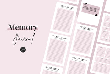 Ladystrategist Memory Journal Canva Template instagram canva templates social media templates etsy free canva templates