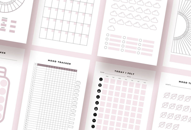 Ladystrategist Mood Trackers Canva Template instagram canva templates social media templates etsy free canva templates