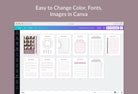 Ladystrategist Mood Trackers Canva Template instagram canva templates social media templates etsy free canva templates