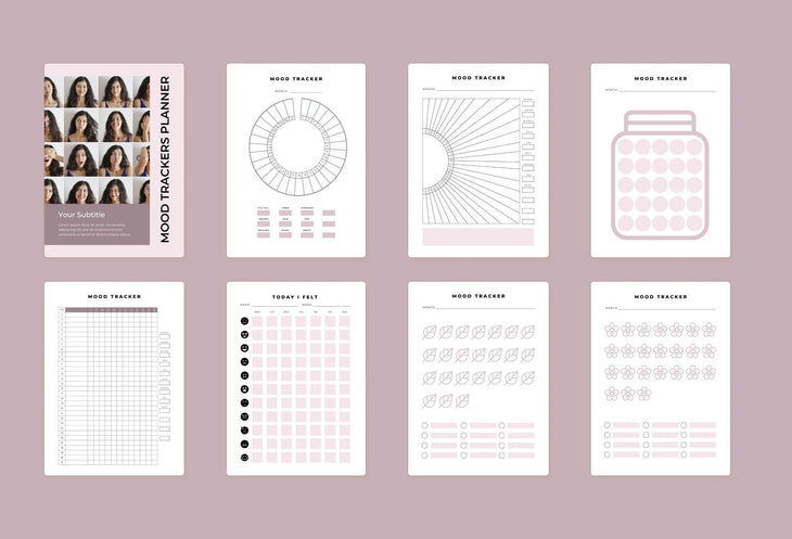 Ladystrategist Mood Trackers Canva Template instagram canva templates social media templates etsy free canva templates