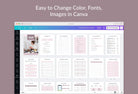 Ladystrategist Onlinw Events Planner Canva Template instagram canva templates social media templates etsy free canva templates