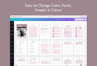 Ladystrategist Podcast Planner Canva Template instagram canva templates social media templates etsy free canva templates