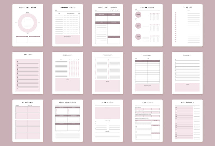 Ladystrategist To Do Lists And Productivity Planner Canva Template instagram canva templates social media templates etsy free canva templates