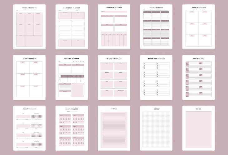 Ladystrategist To Do Lists And Productivity Planner Canva Template instagram canva templates social media templates etsy free canva templates