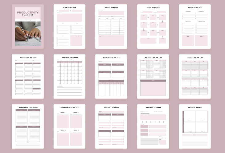Ladystrategist To Do Lists And Productivity Planner Canva Template instagram canva templates social media templates etsy free canva templates