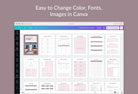 Ladystrategist Website Planner Canva Template instagram canva templates social media templates etsy free canva templates