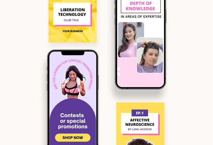 Ladystrategist 10 Joy Instagram Reel Covers Canva Templates instagram canva templates social media templates etsy free canva templates