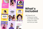 Ladystrategist 10 Joy Instagram Reel Covers Canva Templates instagram canva templates social media templates etsy free canva templates