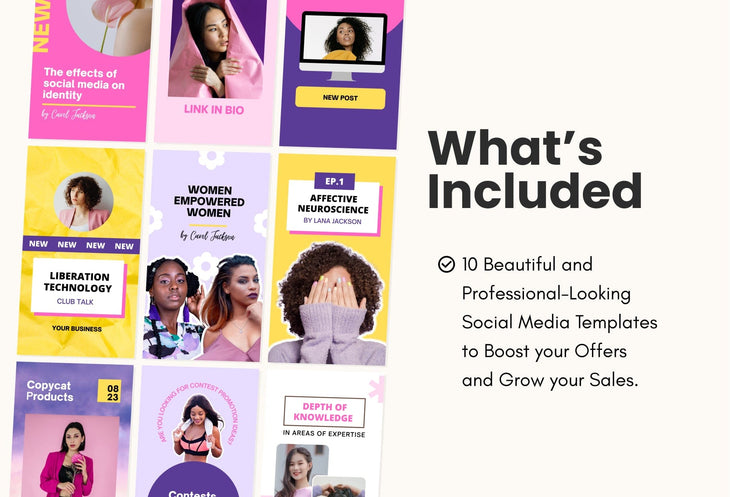 Ladystrategist 10 Joy Instagram Reel Covers Canva Templates instagram canva templates social media templates etsy free canva templates