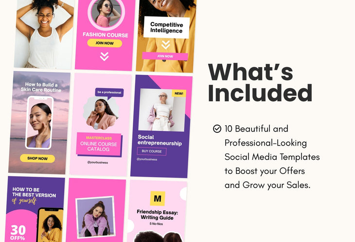 Ladystrategist 10 Sunshine Instagram Reel Covers Canva Templates instagram canva templates social media templates etsy free canva templates