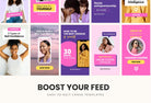 Ladystrategist 10 Sunshine Instagram Reel Covers Canva Templates instagram canva templates social media templates etsy free canva templates