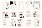 Ladystrategist 105 Page Lead Magnet Creator Kit Worksheet Ebook Workbook Checklist Editable Canva Template instagram canva templates social media templates etsy free canva templates