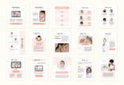 Ladystrategist 105 Page Lead Magnet Creator Kit Worksheet Ebook Workbook Checklist Editable Canva Template instagram canva templates social media templates etsy free canva templates