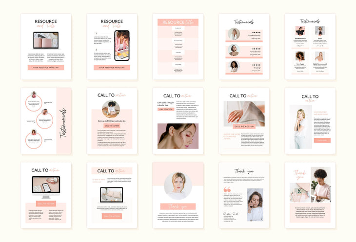 Ladystrategist 105 Page Lead Magnet Creator Kit Worksheet Ebook Workbook Checklist Editable Canva Template instagram canva templates social media templates etsy free canva templates