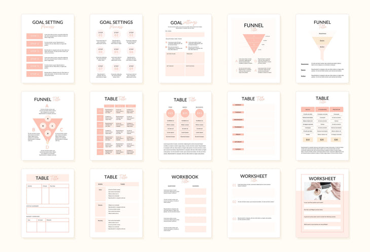Ladystrategist 105 Page Lead Magnet Creator Kit Worksheet Ebook Workbook Checklist Editable Canva Template instagram canva templates social media templates etsy free canva templates