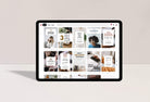 Ladystrategist 14 Modern Pinterest Templates for Bloggers and Coaches in All Industries - Editable Canva Template Pack 03 instagram canva templates social media templates etsy free canva templates