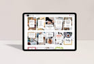 Ladystrategist 14 Modern Pinterest Templates for Bloggers and Coaches in All Industries - Editable Canva Template Pack 04 instagram canva templates social media templates etsy free canva templates