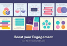 Ladystrategist 20 Accounting Tips and Infographics - Instagram Engagement Posts - Fully Editable Canva Templates instagram canva templates social media templates etsy free canva templates