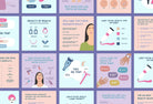 Ladystrategist 20 Beauty Lists Instagram Posts - Fully Editable Canva Templates instagram canva templates social media templates etsy free canva templates