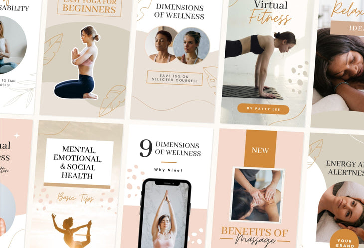Ladystrategist 20 Bohemian Instagram Reel Covers Canva Templates instagram canva templates social media templates etsy free canva templates