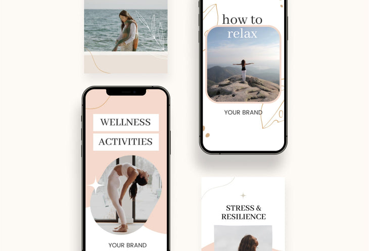 Ladystrategist 20 Bohemian Instagram Reel Covers Canva Templates instagram canva templates social media templates etsy free canva templates