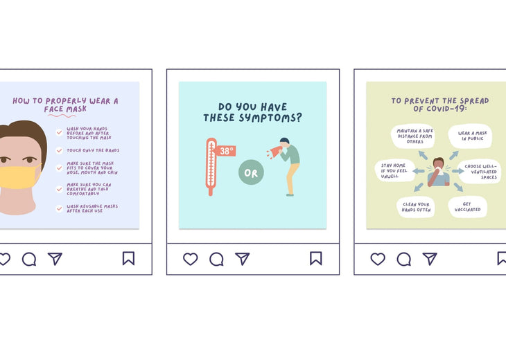 Ladystrategist 20 Covid-19 Infographics Instagram Posts Fully Editable Canva Templates instagram canva templates social media templates etsy free canva templates
