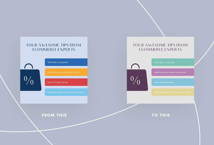 Ladystrategist 20 Ecommerce Tips and Infographics - Instagram Engagement Posts - Fully Editable Canva Templates instagram canva templates social media templates etsy free canva templates
