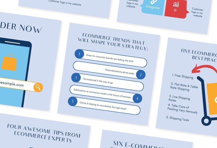 Ladystrategist 20 Ecommerce Tips and Infographics - Instagram Engagement Posts - Fully Editable Canva Templates instagram canva templates social media templates etsy free canva templates