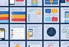 Ladystrategist 20 Ecommerce Tips and Infographics - Instagram Engagement Posts - Fully Editable Canva Templates instagram canva templates social media templates etsy free canva templates