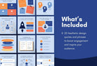 Ladystrategist 20 Education Tips and Infographics - Instagram Engagement Posts - Fully Editable Canva Templates instagram canva templates social media templates etsy free canva templates