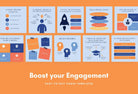 Ladystrategist 20 Education Tips and Infographics - Instagram Engagement Posts - Fully Editable Canva Templates instagram canva templates social media templates etsy free canva templates