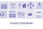 Ladystrategist 20 Education Tips and Infographics Instagram Engagement Posts Fully Editable Canva Templates V2 instagram canva templates social media templates etsy free canva templates