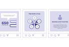 Ladystrategist 20 Education Tips and Infographics Instagram Engagement Posts Fully Editable Canva Templates V2 instagram canva templates social media templates etsy free canva templates