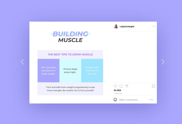 Ladystrategist 20 Fitness Infographics Instagram Posts Fully Editable Canva Templates instagram canva templates social media templates etsy free canva templates