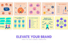 Ladystrategist 20 Fitness Lists Instagram Posts - Fully Editable Canva Templates instagram canva templates social media templates etsy free canva templates