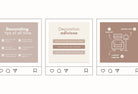Ladystrategist 20 Interior Design Infographics Instagram Engagement Posts Fully Editable Canva Templates V2 instagram canva templates social media templates etsy free canva templates