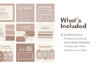 Ladystrategist 20 Interior Design Infographics Instagram Engagement Posts Fully Editable Canva Templates V2 instagram canva templates social media templates etsy free canva templates