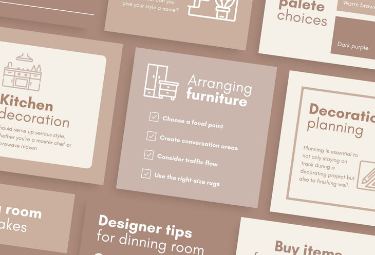 Ladystrategist 20 Interior Design Infographics Instagram Engagement Posts Fully Editable Canva Templates V2 instagram canva templates social media templates etsy free canva templates