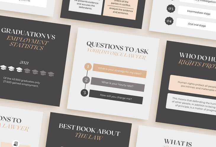 Ladystrategist 20 Law Infographics Instagram Engagement Posts Fully Editable Canva Templates instagram canva templates social media templates etsy free canva templates