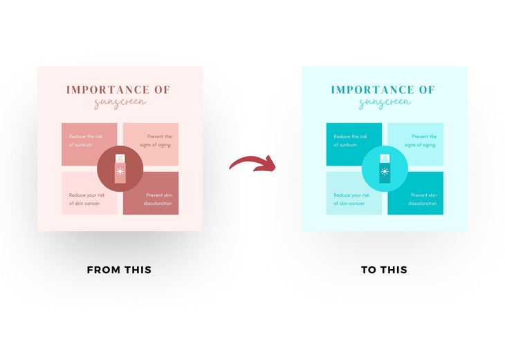 Ladystrategist 20 Makeup Infographics Instagram Posts Fully Editable Canva Templates instagram canva templates social media templates etsy free canva templates
