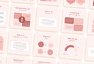 Ladystrategist 20 Makeup Infographics Instagram Posts Fully Editable Canva Templates instagram canva templates social media templates etsy free canva templates