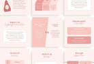 Ladystrategist 20 Makeup Infographics Instagram Posts Fully Editable Canva Templates instagram canva templates social media templates etsy free canva templates