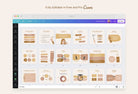 Ladystrategist 20 Makeup Infographics Instagram Posts Fully Editable Canva Templates V2 instagram canva templates social media templates etsy free canva templates