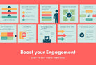 Ladystrategist 20 Marketing Tips and Infographics - Instagram Engagement Posts - Fully Editable Canva Templates instagram canva templates social media templates etsy free canva templates